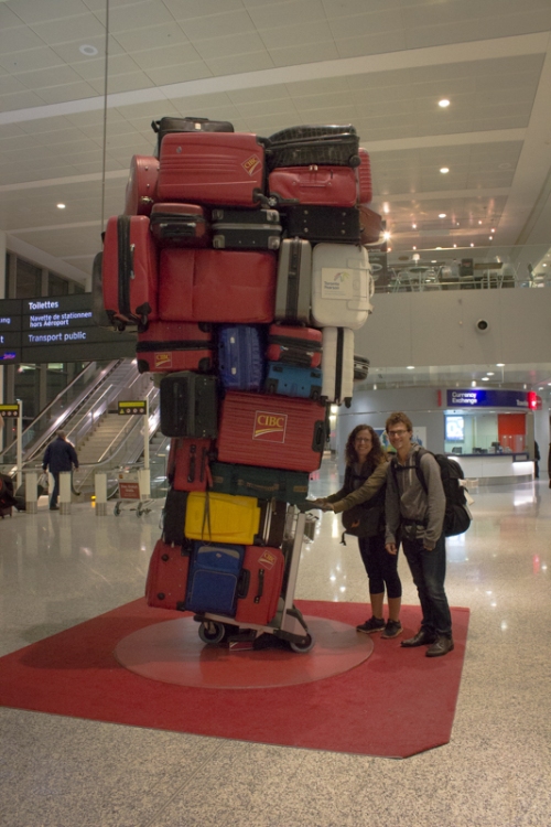 Us and our luggage